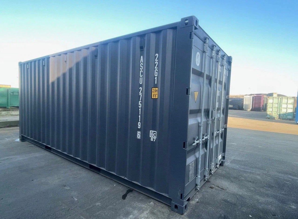 20 FUß SEECONTAINER HIGH CUBE NEU / RAL 7016