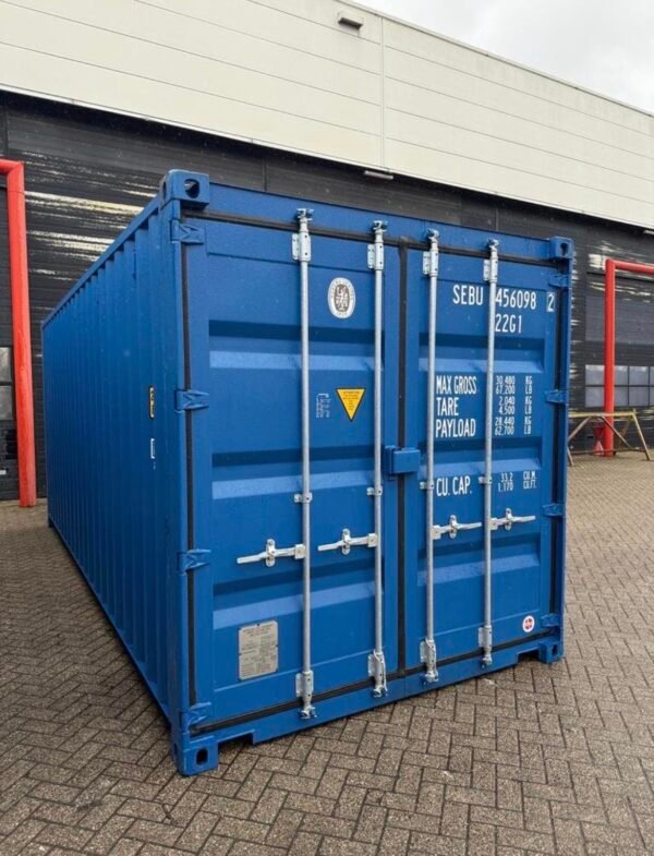 20 FUß SEECONTAINER HIGH CUBE NEU / RAL 5010 ENZIANBLAU
