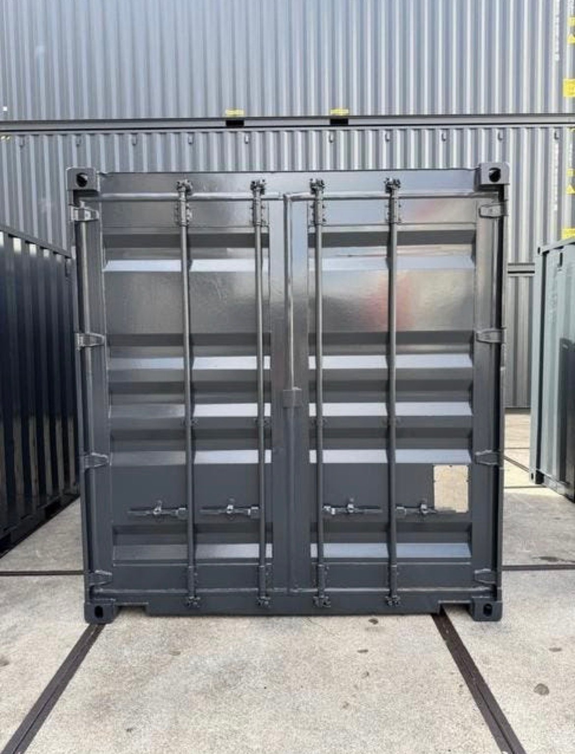 10 Fuß Seecontainer / RAL 7016