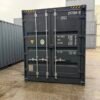 20 FUß HIGH CUBE SEECONTAINER / OPEN SIDE / RAL7016