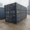 20 FUß HIGH CUBE SEECONTAINER / OPEN SIDE / RAL7016