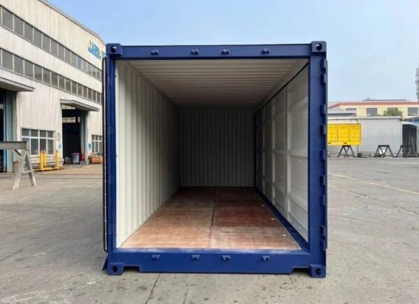 20 FUß HIGH CUBE SEECONTAINER / OPEN SIDE