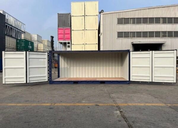 20 FUß HIGH CUBE SEECONTAINER / OPEN SIDE