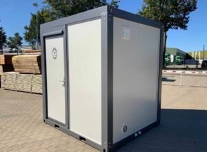Sanitärcontainer mit WC und Dusche