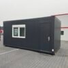BÜROCONTAINER / 6 x 3 meter ( RAL 7016 )