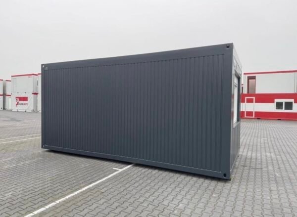 BÜROCONTAINER / 6 x 3 meter ( RAL 7016 )