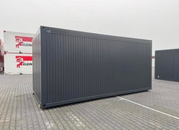 BÜROCONTAINER / 6 x 3 meter ( RAL 7016 )